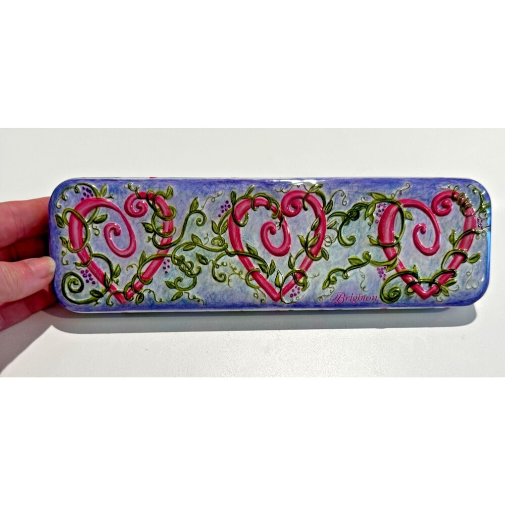 Brighton Metal Tins Watch Jewelry Boxes Tins Gift Box Empty Rectangle Hearts